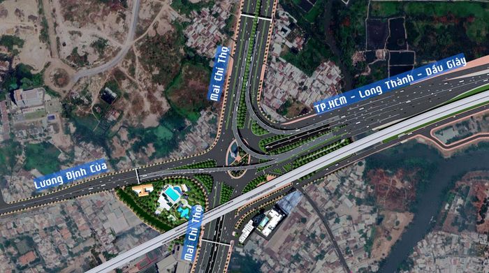  Nút giao An Phú được thiết kế với quy mô 3 tầng, bao gồm các hầm chui và cầu vượt, nhằm giải quyết tình trạng ùn tắc giao thông tại cửa ngõ phía đông thành phố. Ảnh: Sở Xây dựng TP.HCM. 