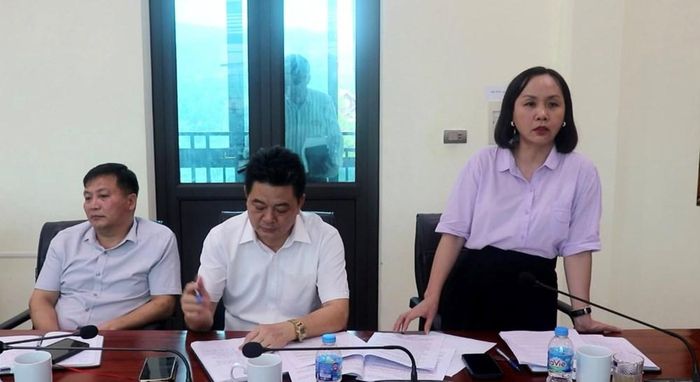 Lãnh đạo phòng ban phát biểu ý kiến