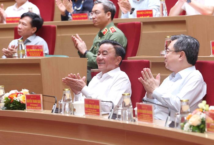 Thường trực Ban Bí thư Trần Cẩm Tú dự Hội thảo. Ảnh: Phương Hoa - TTXVN