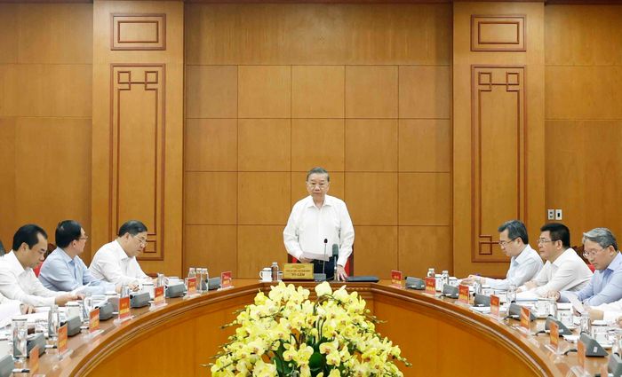 Tổng Bí thư, Chủ tịch nước Tô Lâm phát biểu chỉ đạo
