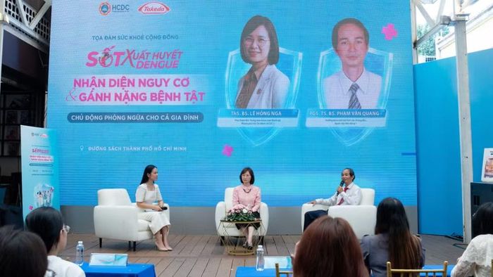 Tọa đàm sức khỏe cộng đồng liên quan bệnh sốt xuất huyết.