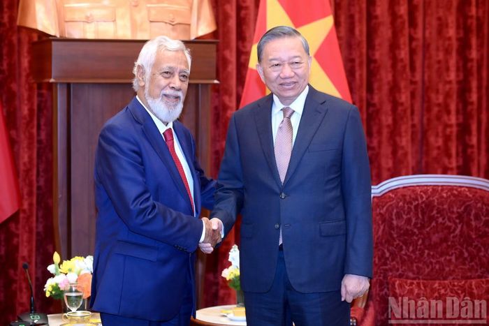 Tổng Bí thư, Chủ tịch nước Tô Lâm và Thủ tướng Timor-Leste Kay Rala Xanana Gusmao.