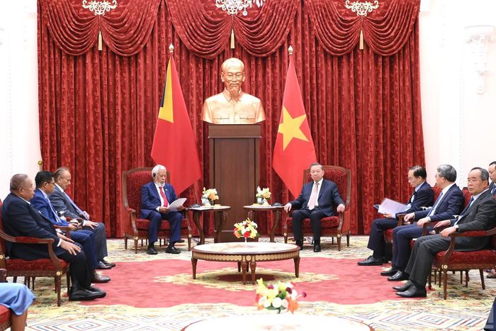 Tổng Bí thư, Chủ tịch nước Tô Lâm tiếp Thủ tướng Timor-Leste Kay Rala Xanana Gusmao.