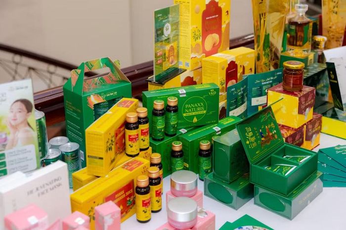 Các sản phẩm chế biến từ Sâm Ngọc Linh của Tập đoàn Y dược Sâm Ngọc Linh Việt Nam VKD Group