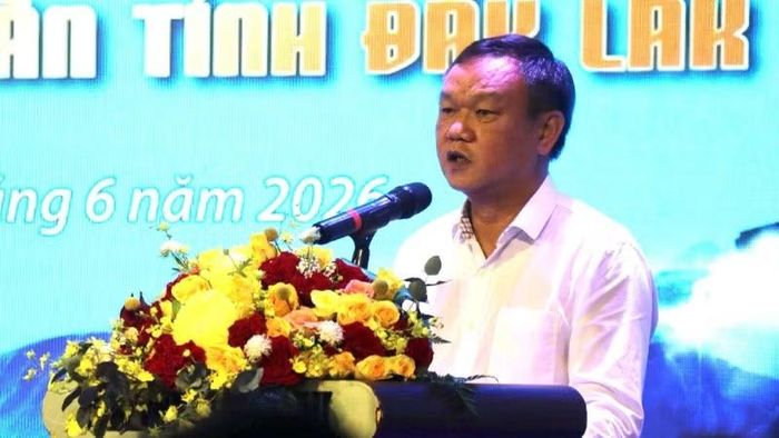 Phó Chủ tịch Ủy ban nhân dân tỉnh Đắk Lắk Đào Mỹ phát biểu tại hội nghị.