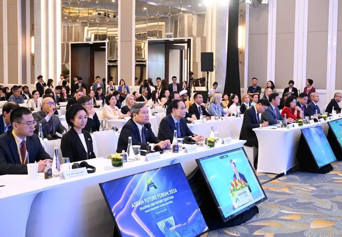 Các đại biểu tham dự phiên bế mạc Diễn đàn Tương lai ASEAN 2026.(Ảnh: TRẦN HẢI)