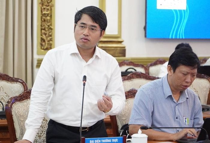 Ông Phạm Tuấn Anh phát biểu tại hội nghị