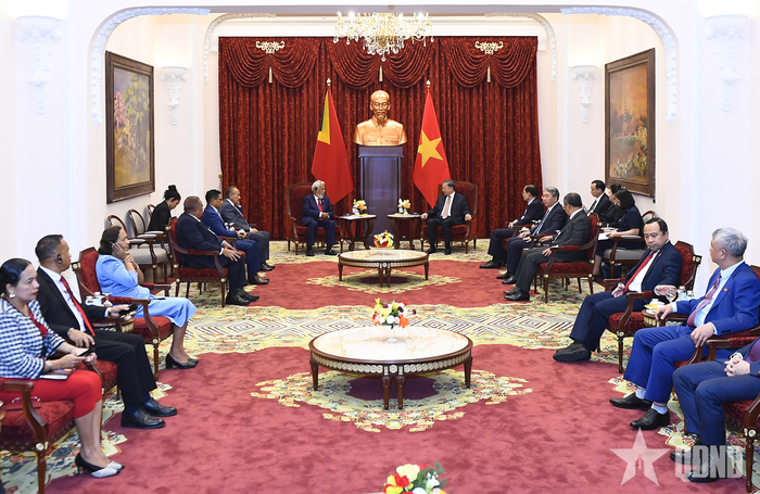  Quang cảnh cuộc tiếp. Ảnh: TUẤN HUY