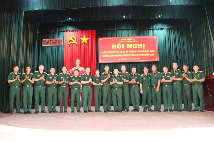  Các đại biểu dự hội nghị chụp hình lưu niệm.