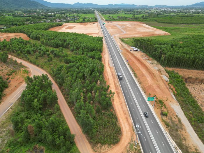 Trạm dừng nghỉ đường cao tốc Hoài Nhơn - Quy Nhơn tại Km35+500 đang vướng mặt bằng phát sinh ngoài quy hoạch