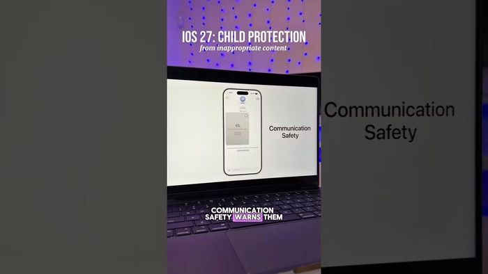 Bên cạnh đó, hệ thống Communication Safety được nâng cấp để không chỉ làm mờ hình ảnh có dấu hiệu khỏa thân mà còn phát hiện và hạn chế nội dung bạo lực hoặc kinh dị xuất hiện trong ảnh và video được gửi qua các ứng dụng nhắn tin.