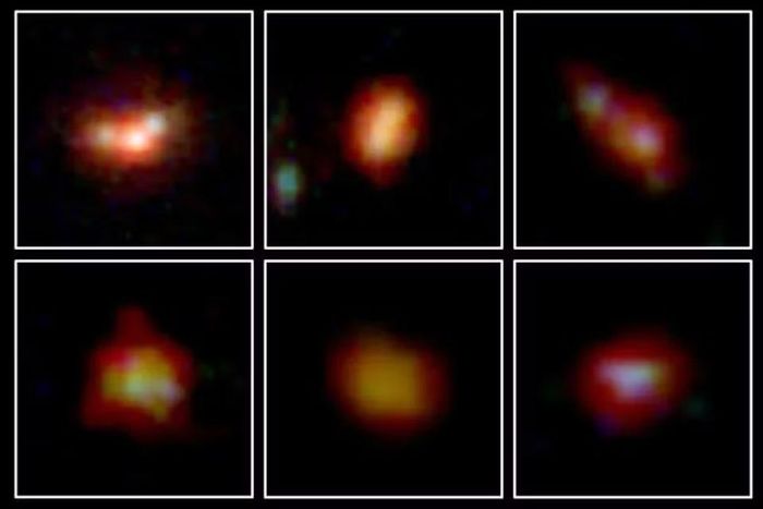 Kính viễn vọng Không gian James Webb (JWST) đã đo hàm lượng oxy trong 138 thiên hà cổ đại tồn tại trong 2 tỷ năm đầu tiên của vũ trụ sau khi hình thành. Ảnh: @NASA.