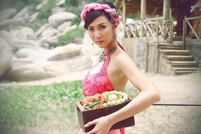 Ngọc Quyên đóng phim điện ảnh "Mỹ nhân kế". Ảnh: Vietnamnet.