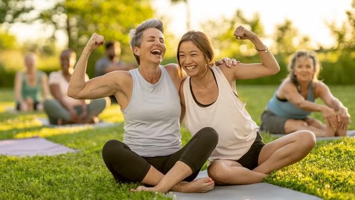 Thanh thiếu niên yêu thích vận động thường lớn lên trong gia đình mà cha mẹ cũng có thói quen tập luyện. Ảnh: INT.