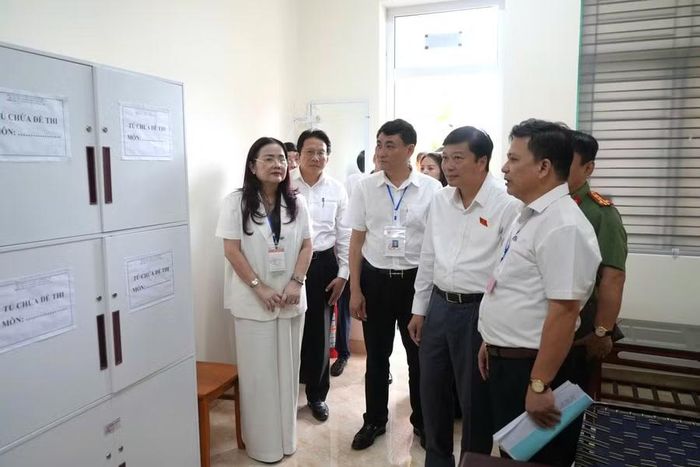 Lãnh đạo tỉnh đánh giá cao công tác chuẩn bị của các trường.