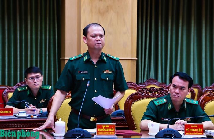 Trung tướng Nguyễn Anh Tuấn phát biểu tại hội nghị. Ảnh: Dân Chủ