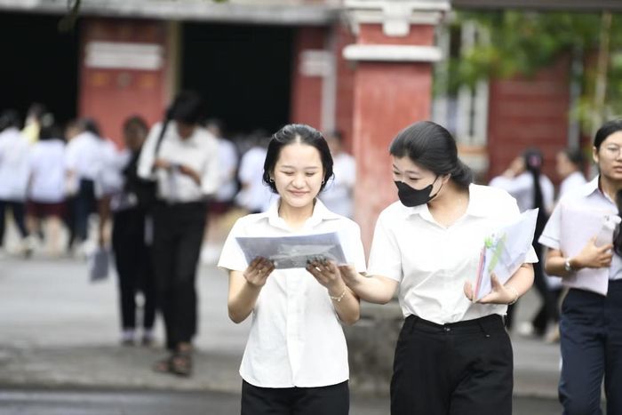 Thí sinh dự thi tốt nghiệp THPT năm 2025. Ảnh: Như Ý