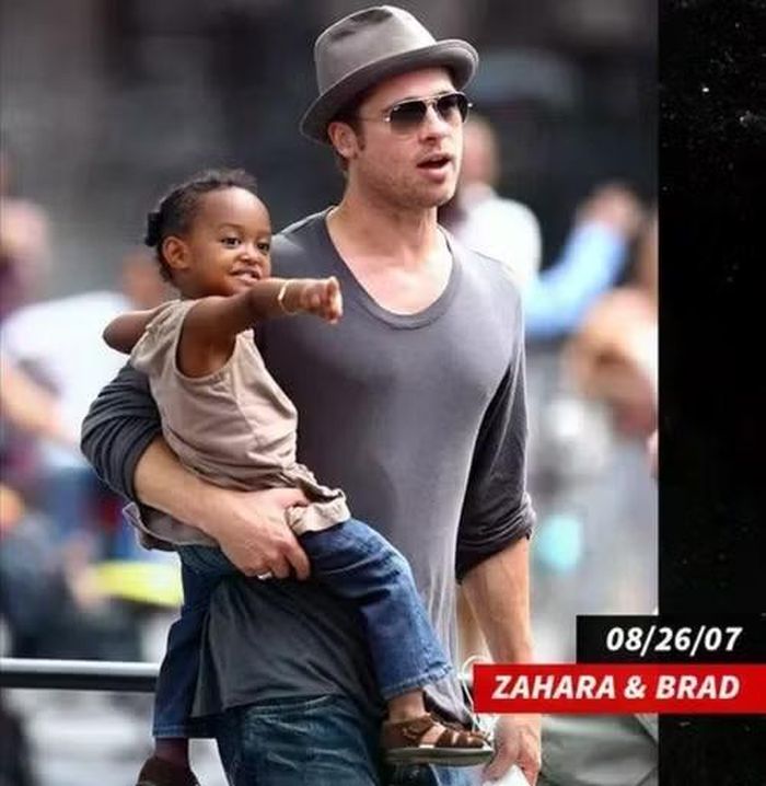 Brad Pitt và Zahara từng có khoảng thời gian thân thiết.