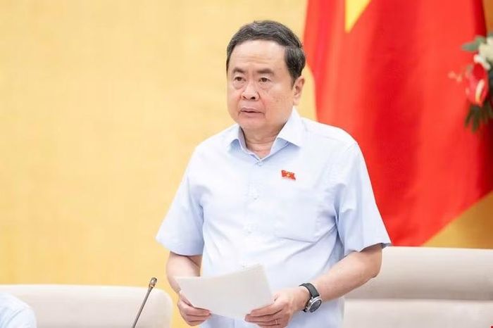 Chủ tịch Quốc hội Trần Thanh Mẫn phát biểu khai mạc. Ảnh: QH