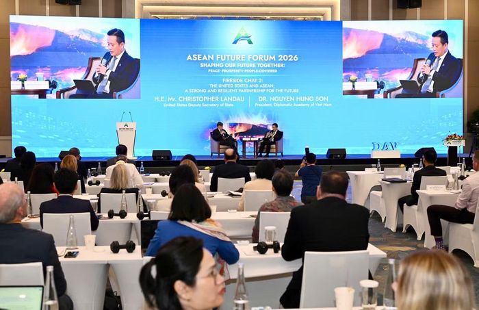 Phiên thảo luận về Mỹ và ASEAN. Ảnh: Minh Châu