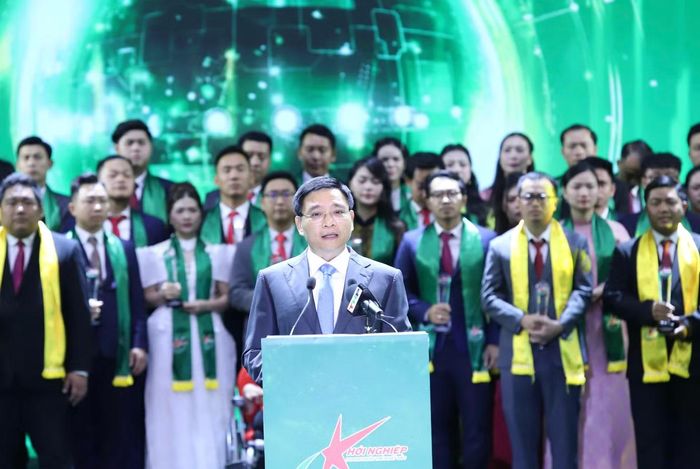 Phó Thủ tướng Nguyễn Văn Thắng phát biểu, gợi mở 5 nhóm định hướng hỗ trợ doanh nhân trẻ khởi nghiệp.