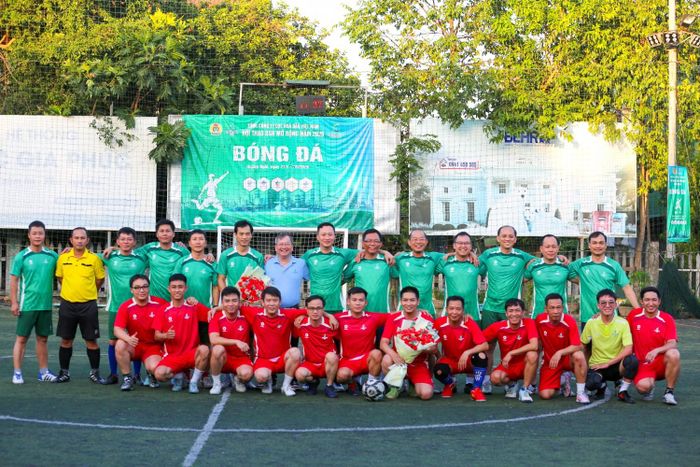 Trận giao hữu giữa Ban lãnh đạo Tổng công ty và các tổ chức đoàn thể BSR.