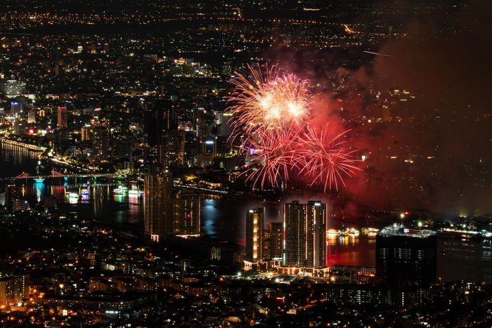 Quần thể Sun Symphony Residence đem đến đặc quyền ngắm trọn pháo hoa DIFF. Ảnh: Ánh Dương