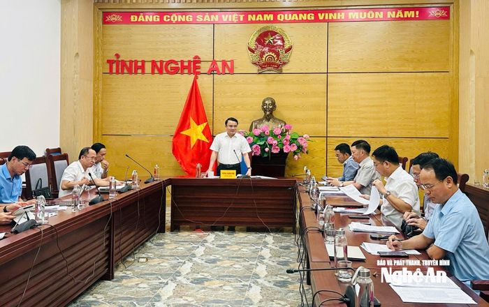 Toàn cảnh buổi làm việc. Ảnh: An DUyên