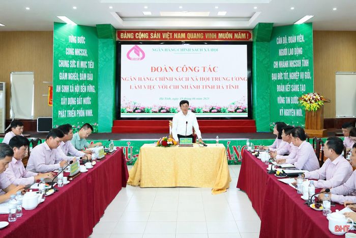 Các đại biểu tham dự buổi làm việc.