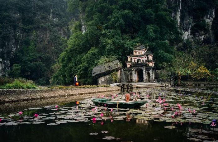 Chùa Bích Động, Ninh Bình. (Ảnh: Vương Công Nam/Vietnam+)