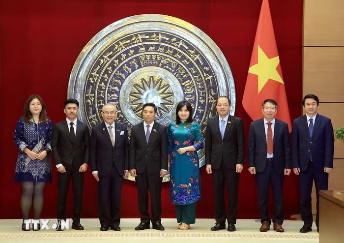 Các đại biểu chụp ảnh chung. (Ảnh: Tuấn Anh/TTXVN)