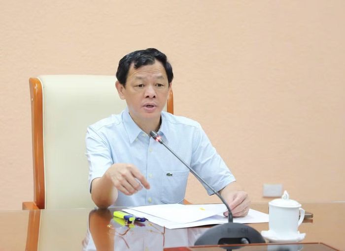 Thứ trưởng Bộ Y tế Nguyễn Tri Thức. (Ảnh: PV/Vietnam+)