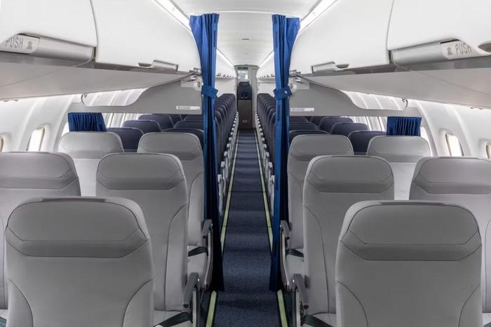 Máy bay ATR 72-600 phù hợp cho những chặng bay ngắn, ít khách, tiện nghi. (Ảnh: ATR)