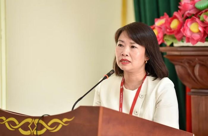 Phó giáo sư, Tiến sỹ Vũ Thị Hiền, Phó hiệu trưởng Trường Đại học Ngoại thương. (Ảnh: PV/Vietnam+)
