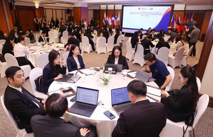 Các lĩnh vực hợp tác như quản trị toàn cầu, tăng cường khả năng chống chịu của nền kinh tế, củng cố chuỗi cung ứng, khoáng sản chiến lược, nâng cao nhận thức không gian biển, công nghệ mới nổi, quản trị số, tài chính xanh, năng lượng tái tạo, hạ tầng cảng biển… là những nội dung được đề cập xuyên suốt Hội thảo. (Ảnh: Văn Điệp/TTXVN)