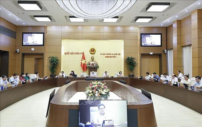Chủ tịch Quốc hội Trần Thanh Mẫn phát biểu. Ảnh: Doãn Tấn/TTXVN