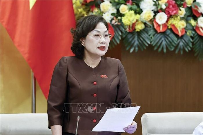 Phó Chủ tịch Quốc hội Nguyễn Thị Hồng phát biểu. Ảnh: Doãn Tấn/TTXVN