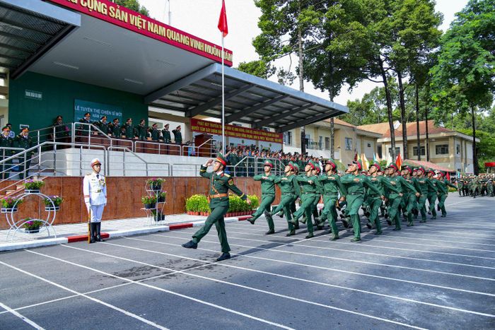 Chiến sĩ mới tham dự Lễ tuyên thệ.