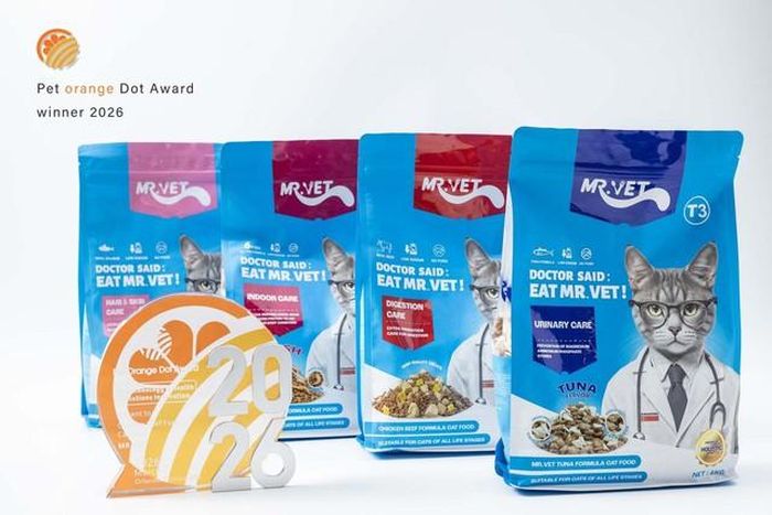 Dòng sản phẩm Mr. Vet T series đạt giải.