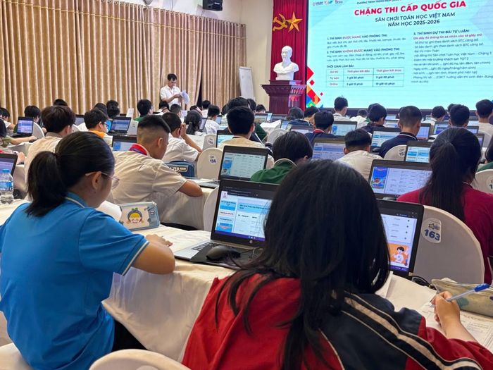 Sân chơi TNMath thu hút đông đảo học sinh tham gia, góp phần lan tỏa niềm yêu thích toán học trong nhà trường.