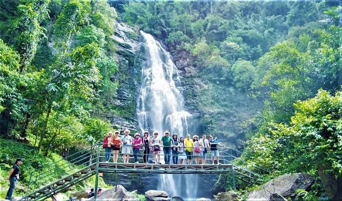 Cảnh đẹp ở vườn quốc gia Pù Mát.