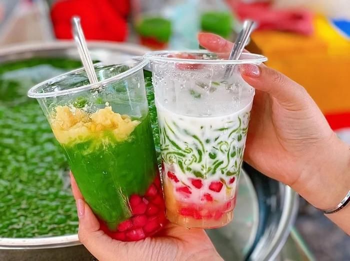 Chè xu xoa hột lựu.