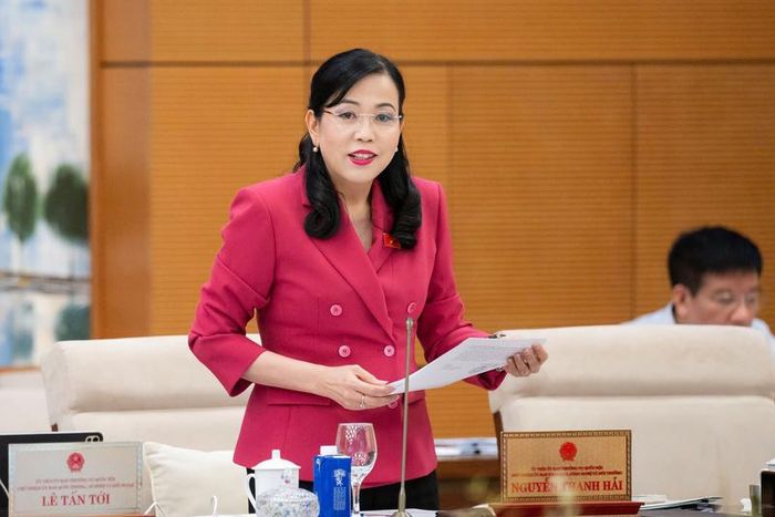 Chủ nhiệm Ủy ban Khoa học, Công nghệ và Môi trường của Quốc hội Nguyễn Thanh Hải cho ý kiến về báo cáo công tác dân nguyện của Quốc hội tháng 5/2026. Ảnh: Lâm Hiển