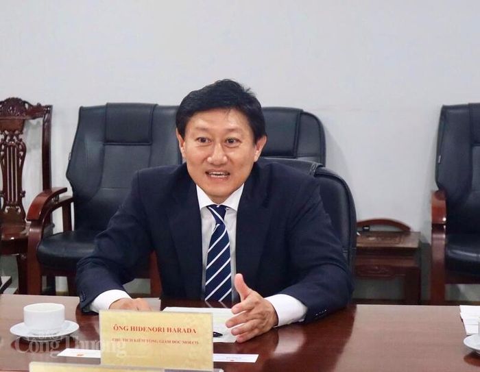 Ông Hidenori Harada, Chủ tịch kiêm Tổng giám đốc Công ty Thăm dò và khai thác dầu khí Mitsui (MOECO). Ảnh: Phương Trang