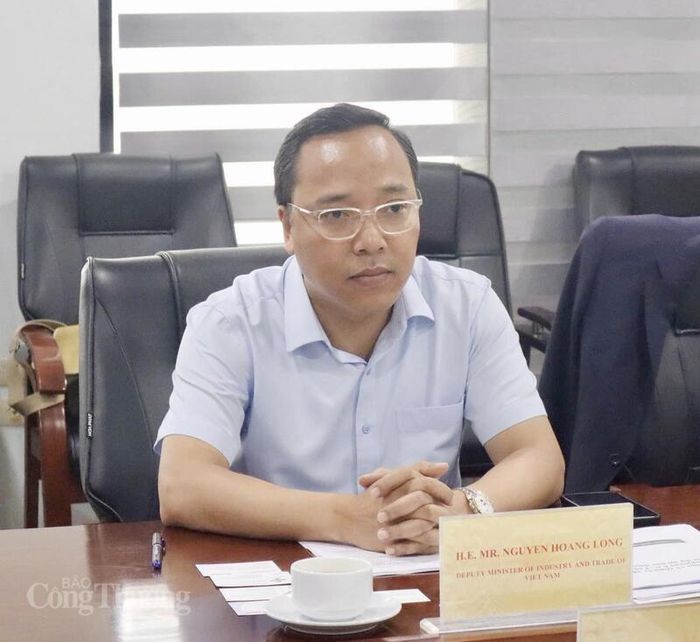 Thứ trưởng Bộ Công Thương Nguyễn Hoàng Long. Ảnh: Phương Trang