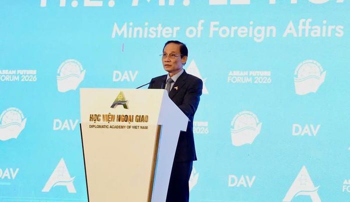 Bộ trưởng Bộ Ngoại giao Lê Hoài Trung nhấn mạnh các kết quả đạt được tại Diễn đàn.