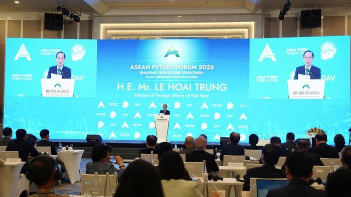 Bộ trưởng Bộ Ngoại giao Lê Hoài Trung phát biểu tại phiên Bế mạc.