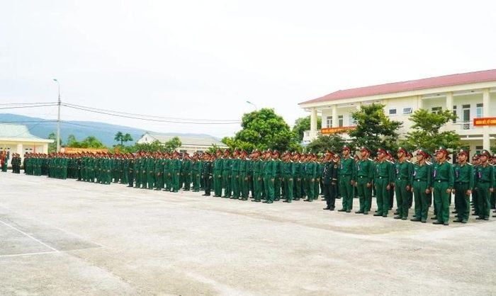 Chiến sĩ mới năm 2026 thuộc 2 tỉnh Nghệ An và Hà Tĩnh.