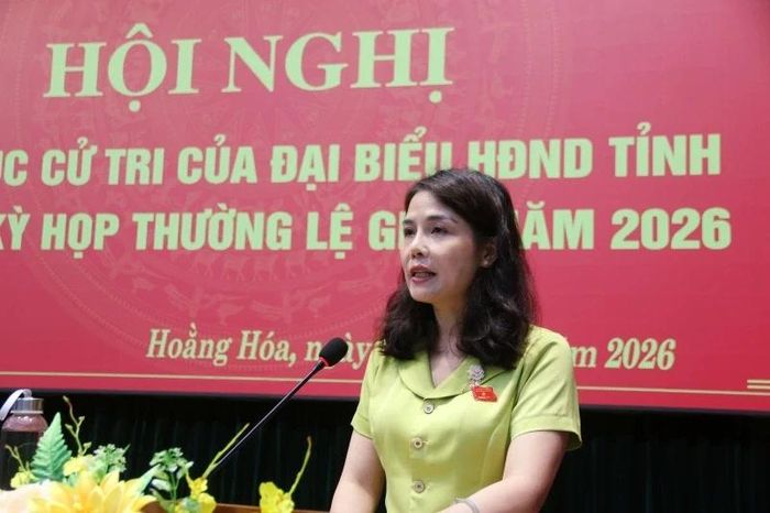 Đại diện Tổ đại biểu HĐND tỉnh thông báo dự kiến nội dung, chương trình, thời gian tổ chức Kỳ họp thường lệ giữa năm 2026.
