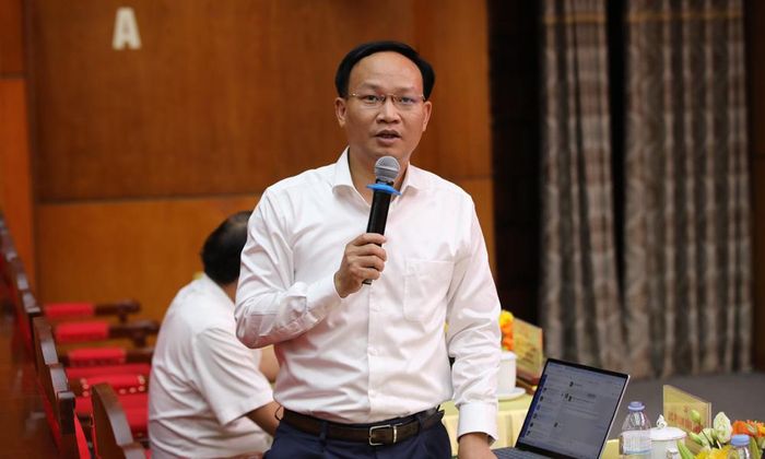 Phó Chủ tịch UBND tỉnh Phạm Văn Thịnh phát biểu tại hội nghị.